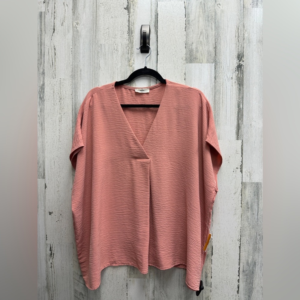 Entro - Mauve Pleated Top - EUC